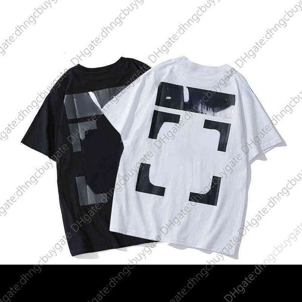 

fashion brand ow mens tshirt in spring and summer men designer clothes, White;black