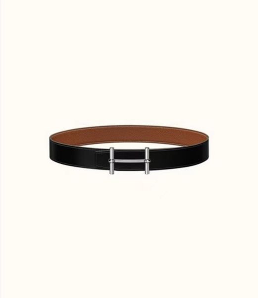 

belt fashion belts for men genuine leather belt women's width 2.4cm highly quality with box designer belts buckle waistbands he098, Black;brown