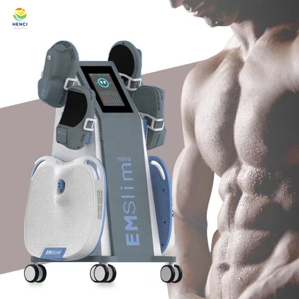 

4 handles 13 tesla ems body sculpting machine for slimming and build muscle easy 2022 newest