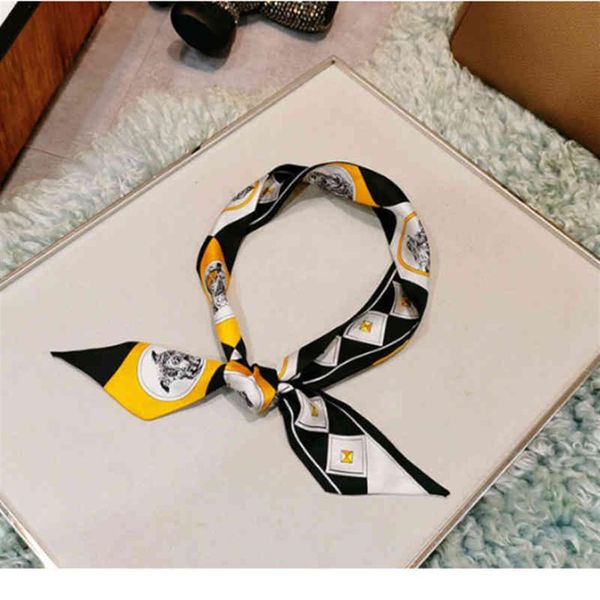

100% silk twilly women skinn scarf lady neckerchief headband small skinny scarves for bag brand fashion head scarflover gift257d, Blue;gray