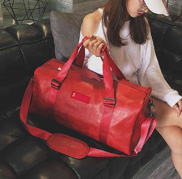 

sup duffle bags men's and women's large capacity travel bag diagonal cross designer luggage yoga storage handbag 220707