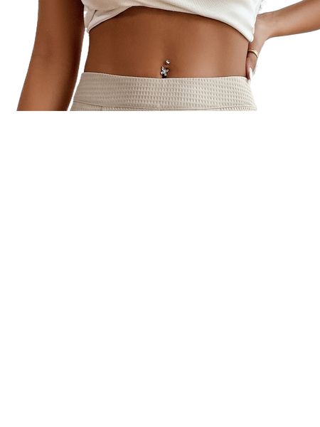 

guipure lace trim fold pleated shorts k9bn#, White;black