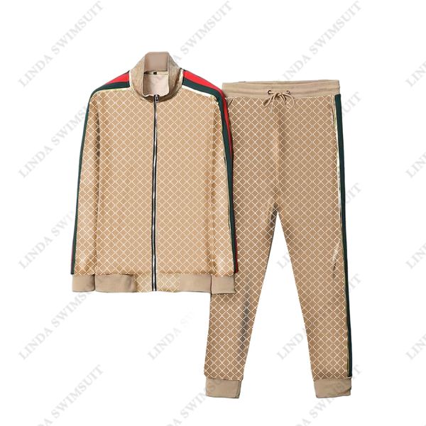 

mens designer brand tracksuit golden velvet tracksuits logo mens casual street leisure fashion streetwear pullover sweatshirts long sleeves, Gray