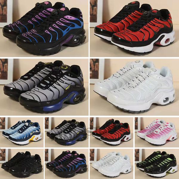 

infant plus tn tuned 1 kids running shoes triple black cool grey children outdoor trainers og tiger athletic boys & girls infant sneaker