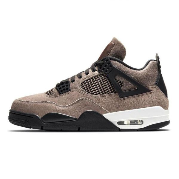 

shoes men women basketball jumpman 4 4s taupe haze sneakers original