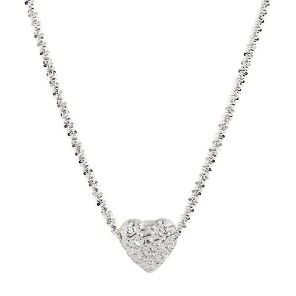 

pendant necklaces fashion silver starry irregular love necklace clavicle chain for women wedding party gift