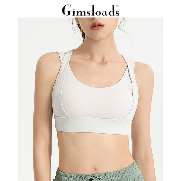 

yoga sports bras for women criss-cross back workout tank strong support crop quick-drying shockproof running vest