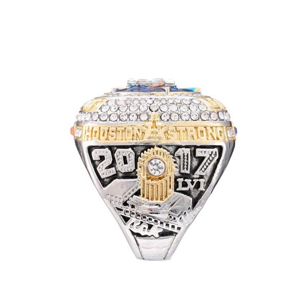 

2017-2018 h o u st on as tr o s world baseball championship ring no.27 altuve great gift size 8-14#2559, Golden;silver