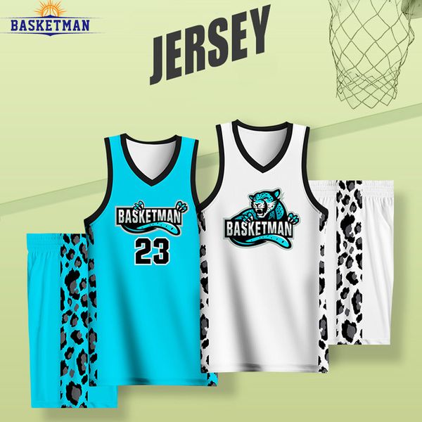 

full sublimation basketball sets for men sportwear custom team name prints jersey sports training quick dry tracksuits male 220615, Gray