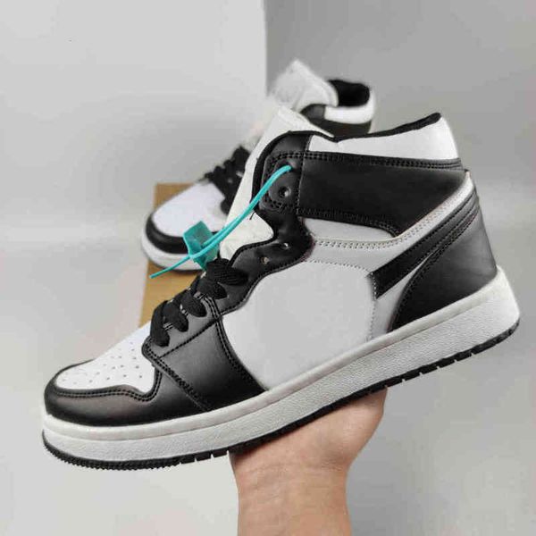 

brand shoes jumpman 1 basketball og high 1s sport running university blue men designer sneakers trainers retro black white
