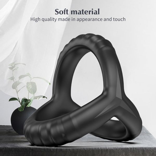 AA Sex Toys Unisex Anelli all'ingrosso Riutilizzabile Silicone Sperma Cock Ring Ingrandimento del pene Eiaculazione ritardata Giocattoli del sesso per gli uomini Gabbia di castità Castità gonfiabile