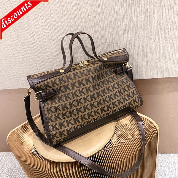 

factory online export designer brand bag handbag canvas new large capacity tote dongdamen old flower one shoulder
