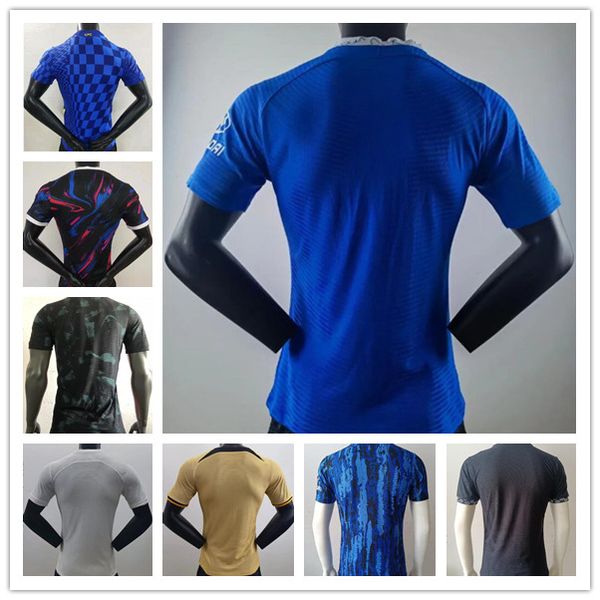 

player version 21 22 23 soccer jersey kante willian football shirt mount camiseta abraham barkley camisa 2021 2022 2023 lampard maillot, Black;yellow