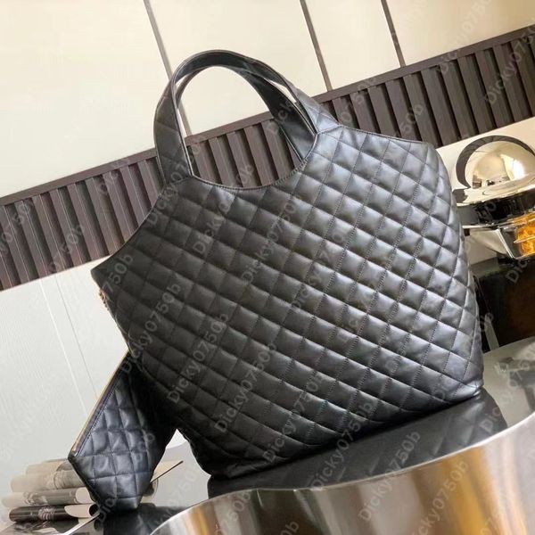 

icare designer the tote bag shopping bags dicky0750 luxury totes lambskin large shoulder genuine leather women bags cr239c