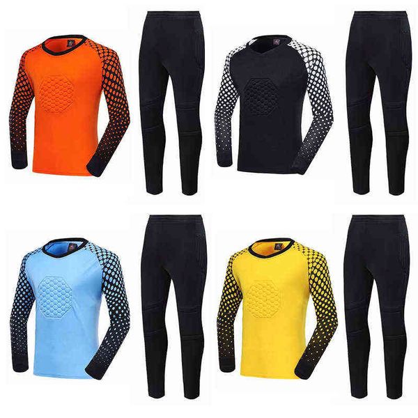 

chilen's football goalkeeper's soccer suit longmen shirt jersey training, Gray