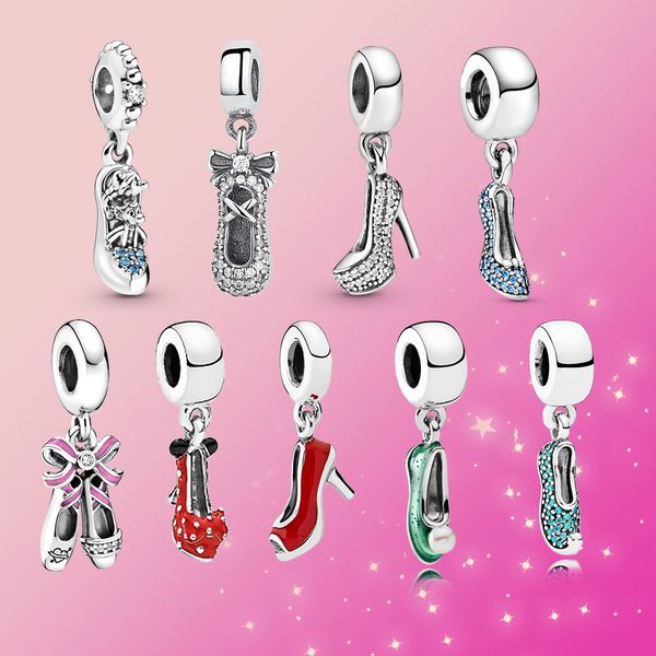 

925 silver charm tinker princess charm fit original fit pandora for women jewelry bracelet, Black
