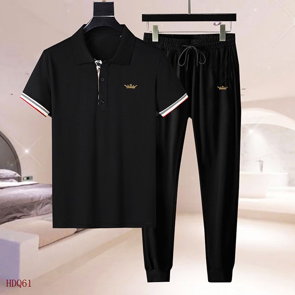 

men's stylist polo shirts luxury italian suits clothes short sleeves fashion lapel casual men's summer t-shirts multiple colors si, White;black