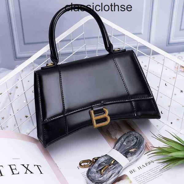 

designer balencaigass b home hourglasss bag leather 2022 fashion high version women's crocodile single shoulder diagonal handbag srn5
