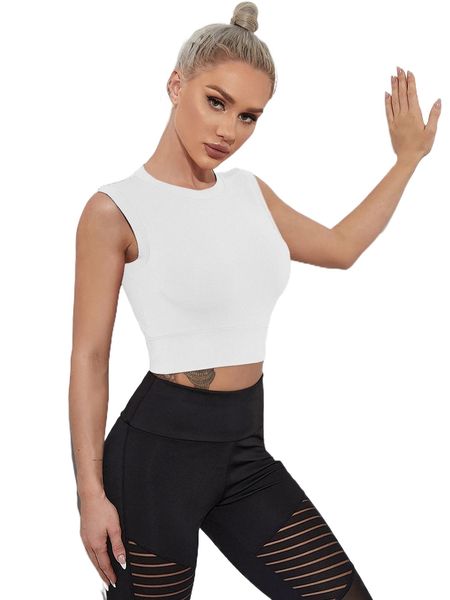 

softness & breathable sports tank v1mw#, Gray