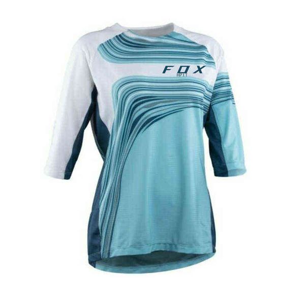 

2022 women's downhill jersey hpit fox mountain bike mtb shirt offroad dh motorcycle motocross sportwear clothing, White