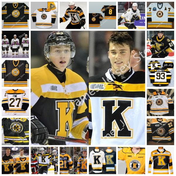 

shane wright custom ohl kingst on frontenacs stitched hockey jersey 44 lucas peric 74 zayde wisdom 43 jake murray 22 matthew soto 93 maddox, Black;red