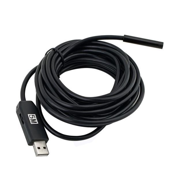 

led usb waterproof endoscope borescope snake inspection video camera 7mm newest