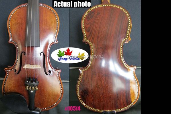 

song brand concert rosewood (mexico cocobolo) back 4/4 violin 10514