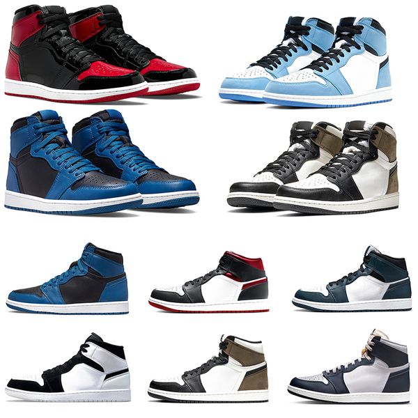 

basketball shoes 1s patent bred heritage diamond shorts rebellionaire dark mocha brotherhood pollen trainers size 36-45 nice
