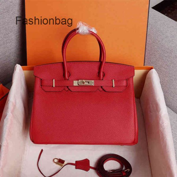 

quality bag birkins bags totes woman togo leather 2022 litchi handbag zqu9
