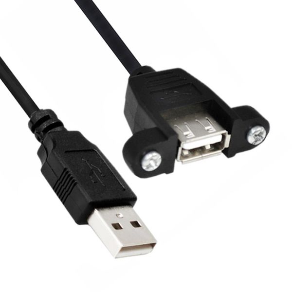USB2.0-A-Stecker-auf-Buchse-Verlängerungskabel für PCI oder Frontplattenmontage, ca. 1 m/10 Stück