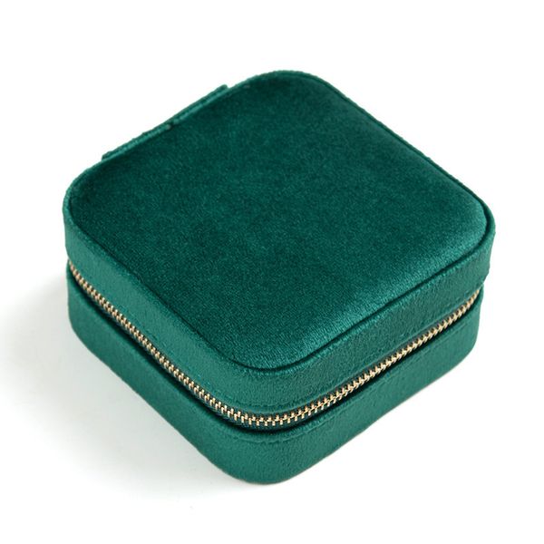 Velvet Jewelry Boxes Small Travel Jewellery Caso Organizador Exibir painéis de exibição Brincos de colares de armazenamento para meninas mulheres