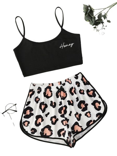 

letter graphic contrast binding pj set a3si#, Black;red