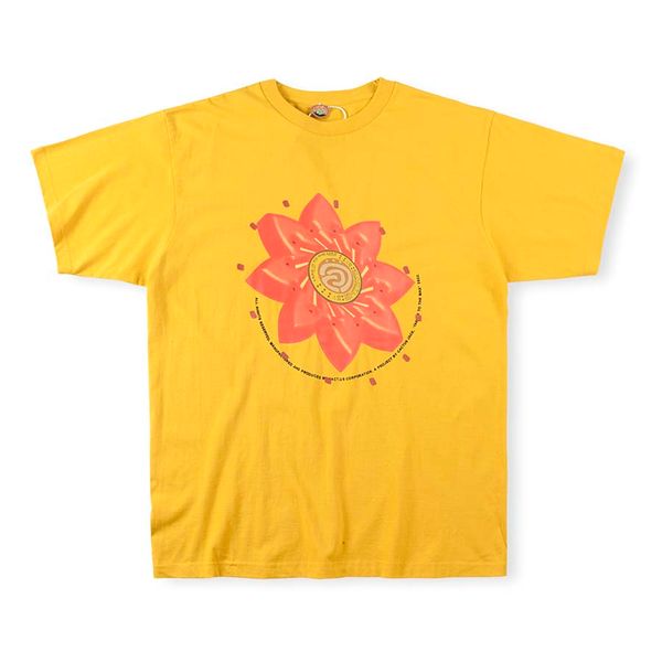 

t shirt men women flower printed tee oversize short sleeve 22fw, White;black