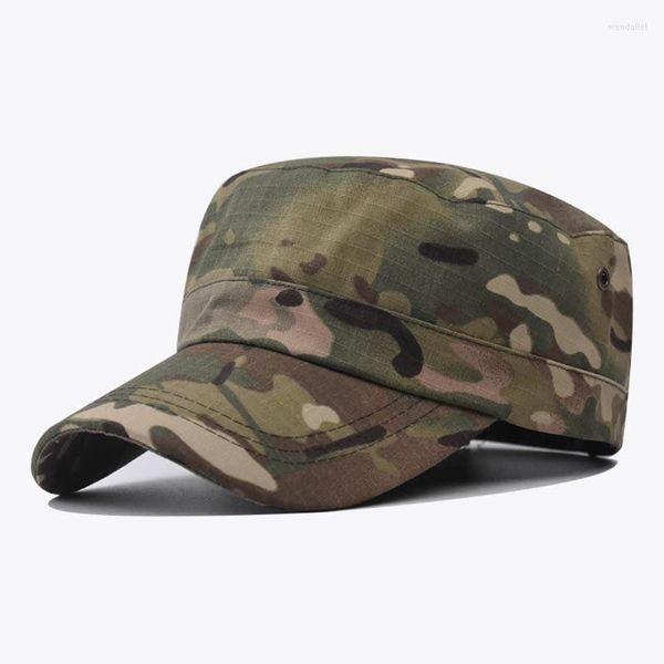 Visiere Wild Visier Erwachsene Casual Mode Camouflage Gedruckt Einstellbar Outdoor Sonnenschirm Atmungsaktive Hut Farbige Visiere Visiere Visiere Wend22