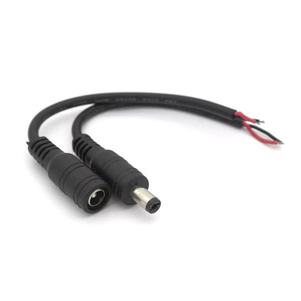 Andere Beleuchtungszubehör DC-Anschlüsse Männlich Weiblich Jack Kabel Adapter Stecker Netzteil 15 cm Länge 5,5 x 2,1 mm für LED-Streifenlicht CCTV C