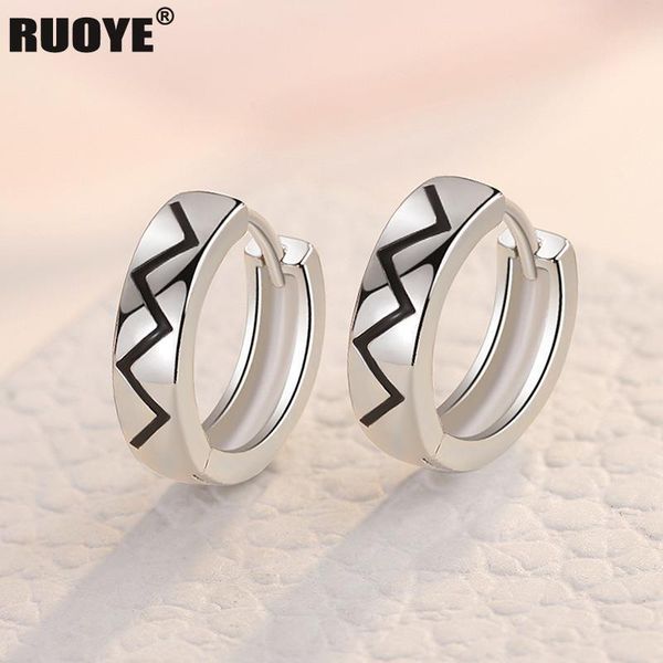 

classic silver color hoop earring black for women fashion jewelry 220718, Golden;silver
