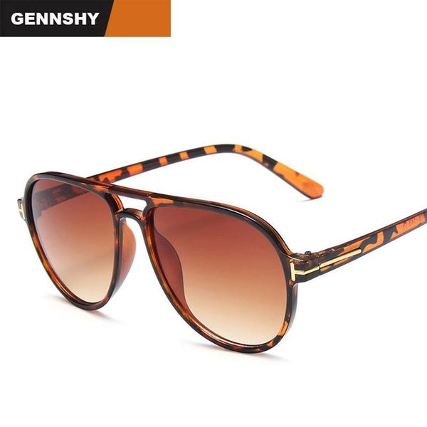 

2020 retro pilot plastic sunglasses women fashion big frame sunglasses t decoration double bridge gradient grey lenses tortoise243v, White;black