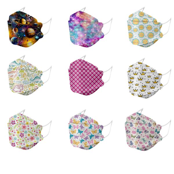 

children's disposable kf94 face mask breathable masks with 4-layer filters