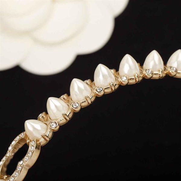 

2022 charm pendant necklace with diamond and nature shell beads bracelet hollow design have stamp box ps7285239d, Golden