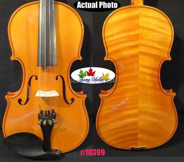 

hand made solid wood strad style 1999 year song brand violin 10399
