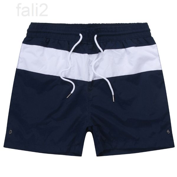 

men's shorts designer summer color matching men's casual pants, quick drying fashion sports shorts, three-part beach shorts ety7, White;black