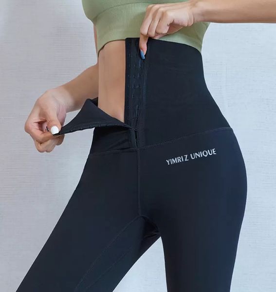 Encolher abdômen cintura alta calças de yoga leggings de treino para mulheres fiess ginásio legging correndo treinamento collants activewear 122402