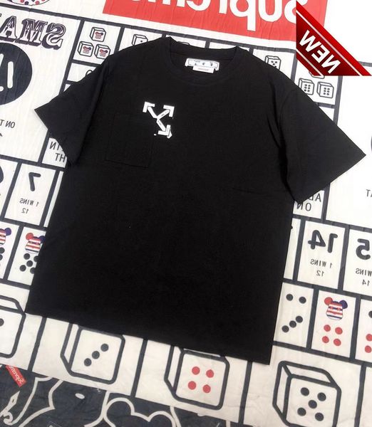

50% discount ow new off willard hand painted graffiti incomplete arrow white cotton short sleeve t-shirt men and women lovers summer factory, White;black