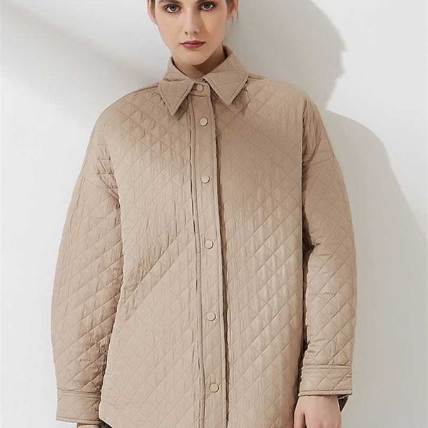 

wixra womens jacket fashion solid turn down collar overcoat casual outerwear and coats ladies streetwear autumn spring 211122, Black;brown