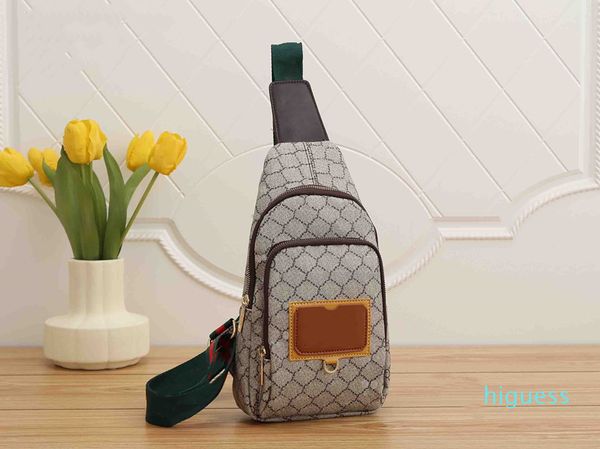 2022-Luxurys Designers bolsa de peito PU couro letra L bolsas de ombro femininas bolsa de cintura carteiras porta-moedas bolso para celular