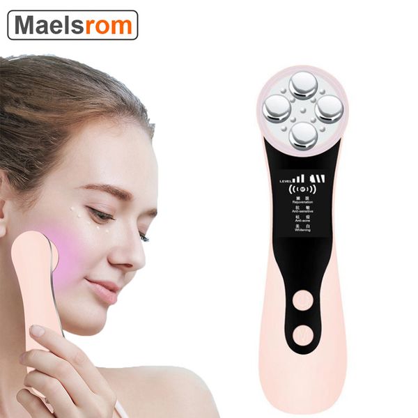 

facial skin care massager face lift device led pn therapy rf frequency machine rechargeable ems vibration skin rejuvenation perfections