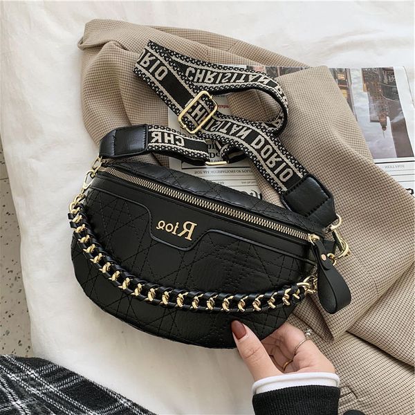

fashion bag women's 2022 new style versatile texture popular shoulder msenger messenger cross shoulder chest bags female waist pack who