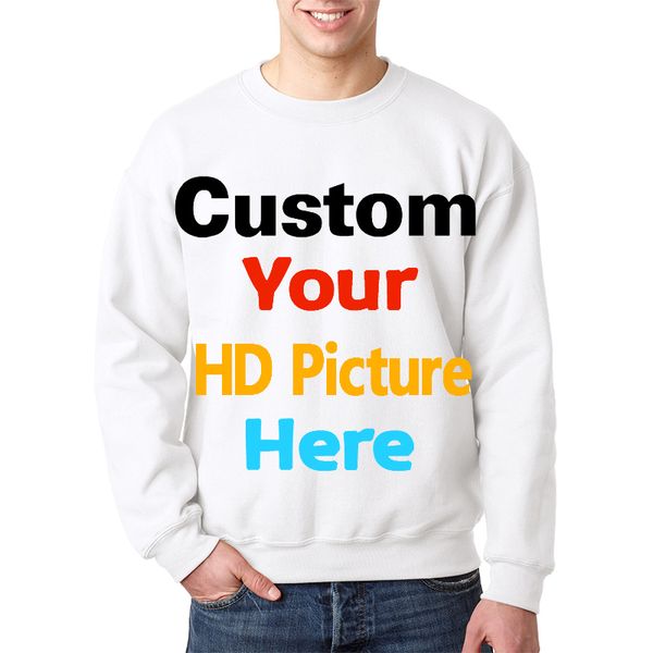 OGKB Drop Customized DIY Ihr eigenes Design Druck 3D Sweatshirts Hoodies Hip Hop Punk Crewneck Großhandel Frauen Kleidung 220704