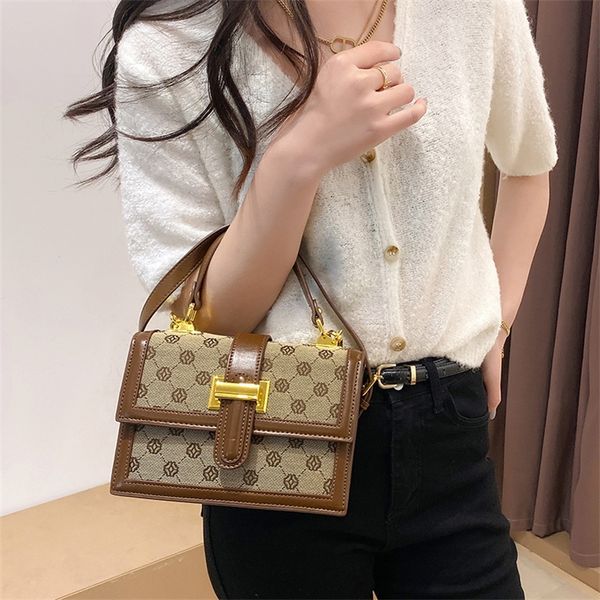

outlet handbags messenger bag version small square sling one shoulder women's cross live broadcast canvas sale_qxm2