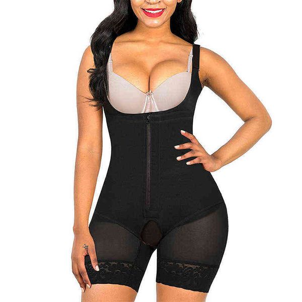 

nxy garment 2022 zipper body shaping clothes breathable body-building women's abdominal and hip lifting corset 220607